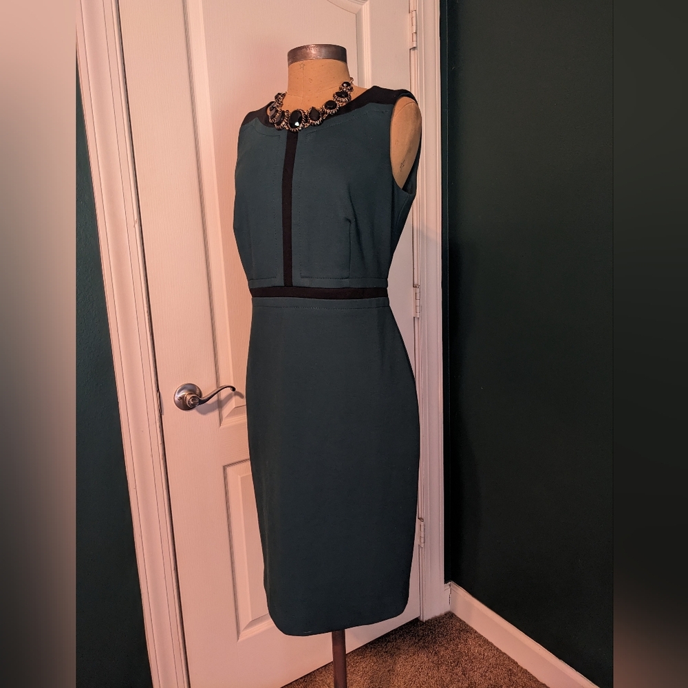 NWT Charter Club Dk grn dress